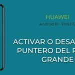 Ajustes de \\\»Puntero del ratón grande\\\» en accesibilidad
