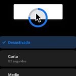 Ajustes de \\\»Tiempo de permanencia\\\» en accesibilidad Android