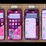 Mejor configuración para iPhone 13 Pro Max y 14 (120Hz)