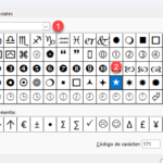 Cómo poner el símbolo de \\\»Estrella\\\» con relleno
