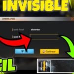 Nombres de Free Fire estilo \\\»Fantasma\\\» o invisible
