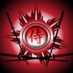 Símbolos de espadas y katanas para nicks de samuráis