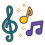 Símbolos de música y notas musicales para tu nick