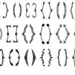 Símbolos de paréntesis y corchetes decorativos